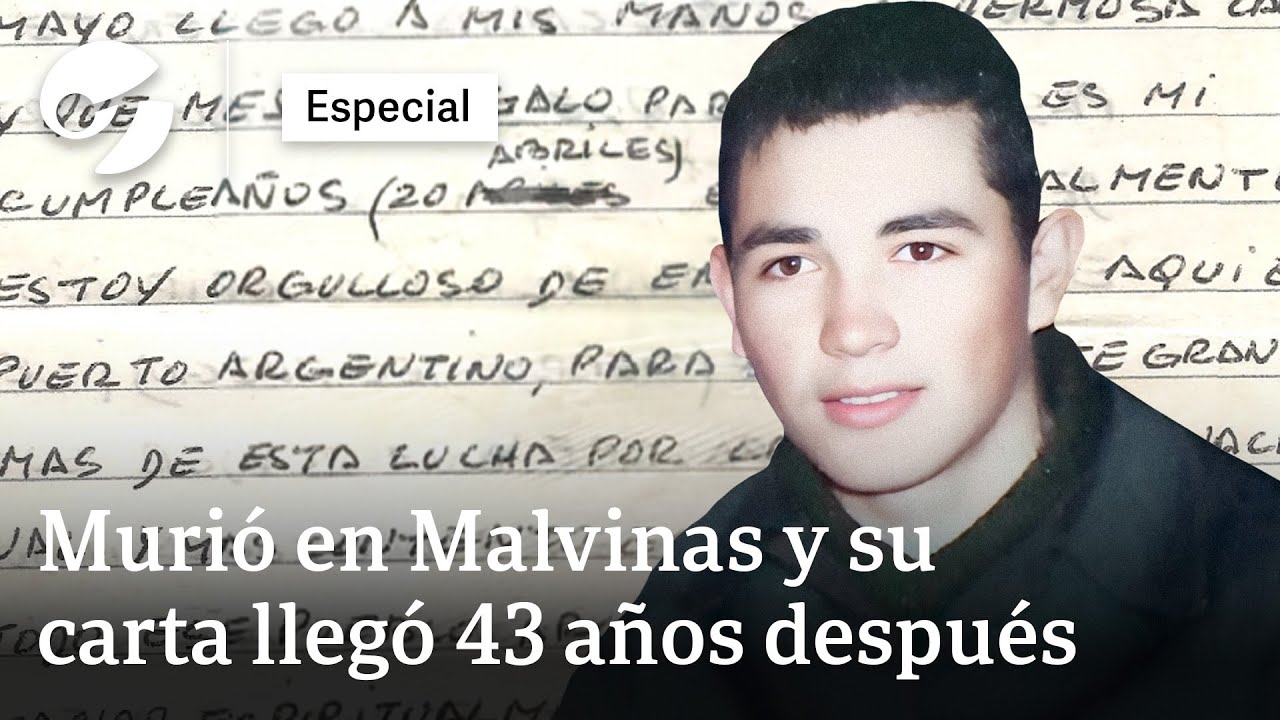 Malvinas: la carta que escribió un soldado antes de morir y apareció décadas después