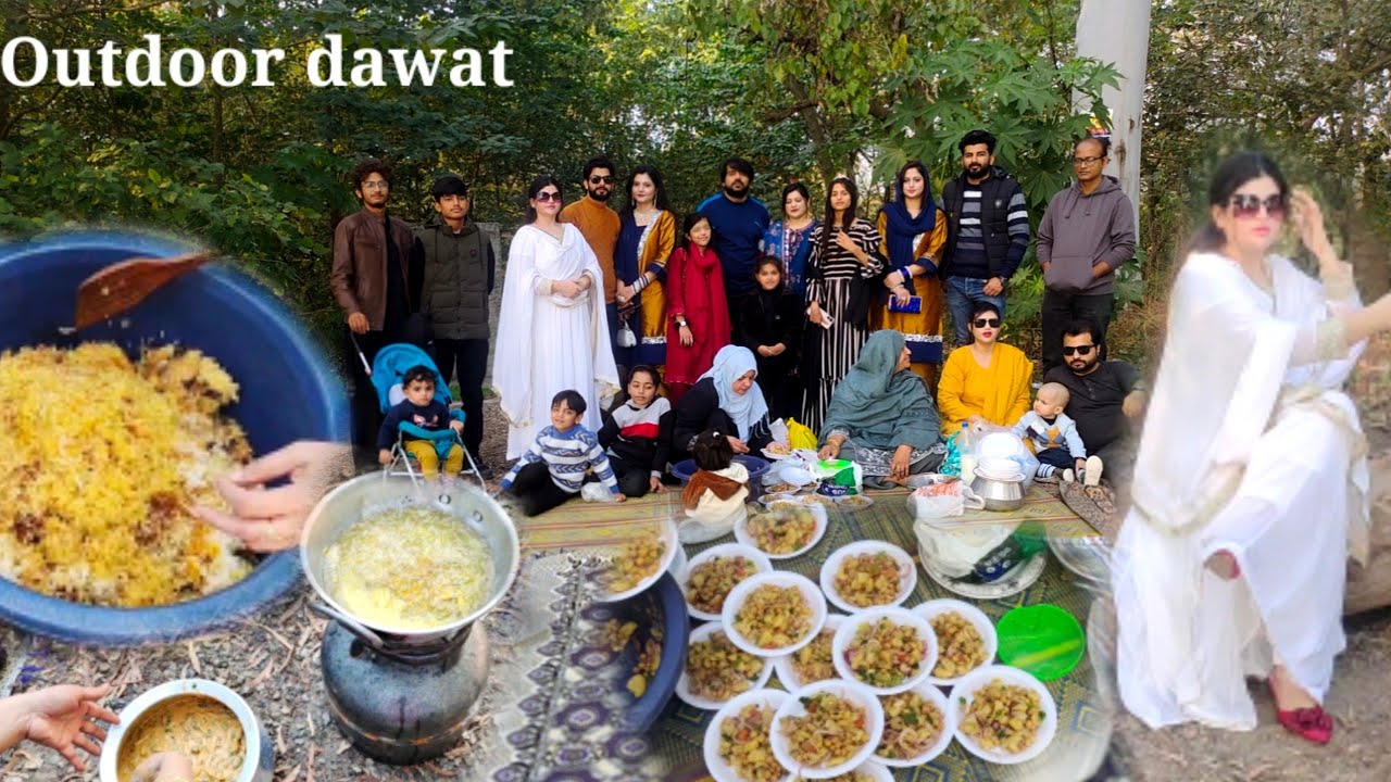 Aisi dawat jis ny sab ka Dil Jeet Liya dawat with picnic outdoor dawat ko kaisy manage kiya
