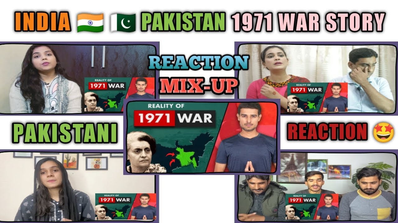 India Pakistan 1971 War | Why it happened? | Bangladesh Liberation | Dhruv Rathee | Reaction Mix-up