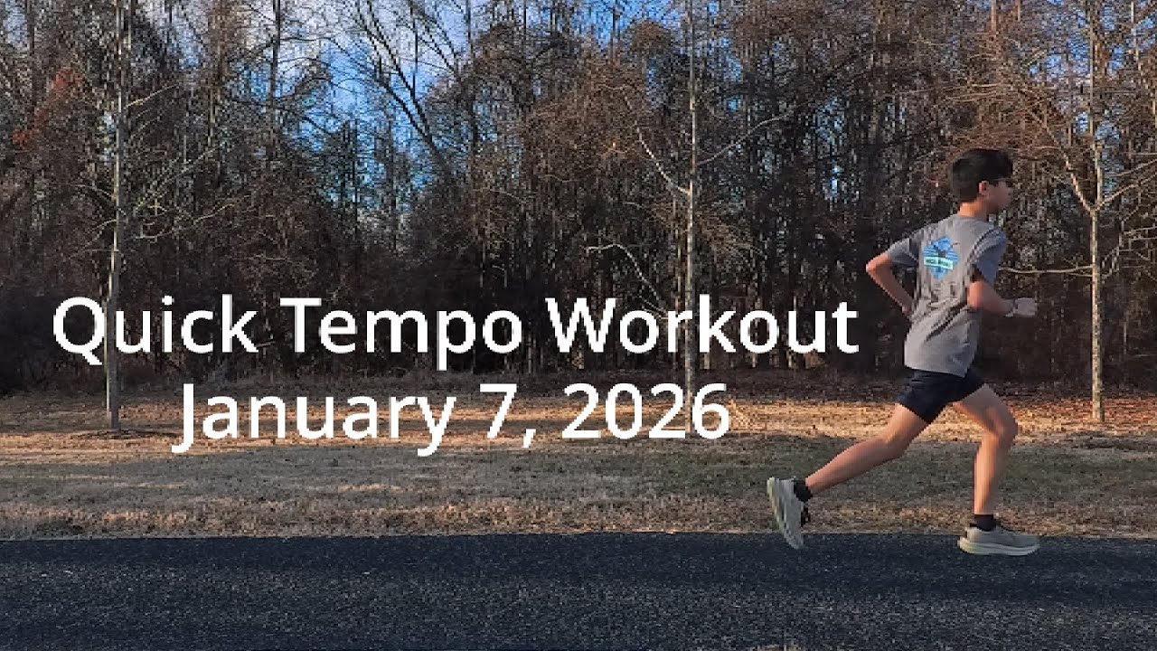 Jan. 7 2026 - Short Tempo Run