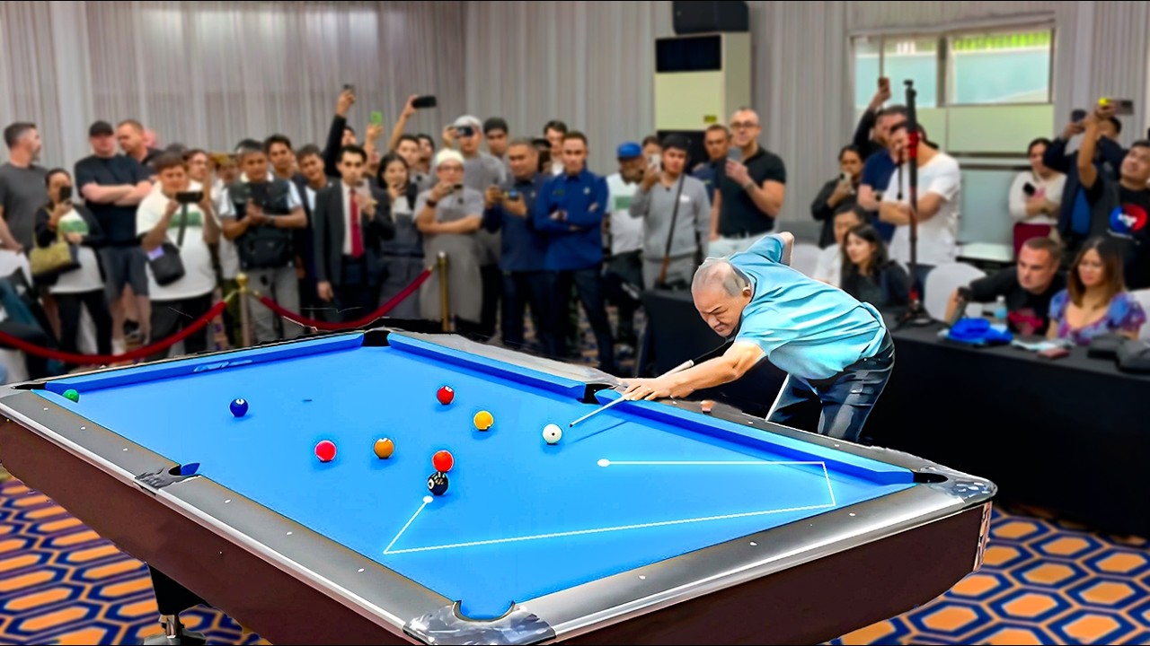 Efren Reyes Shots 99.9% of Pro Players Could Never Pull Off | Unreal