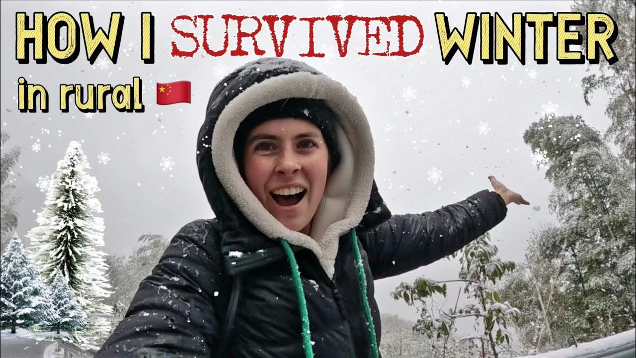 How I got through winter living in a Chinese village! ❄️ 美国人入住中国农村，怎么熬过冬天！