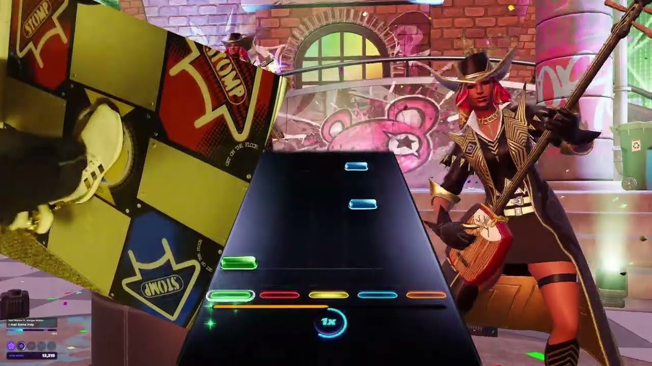 Pump It Up Fortnite Festival Expert: I Had Some Help Post Malone ft. Morgan Wallen Bass