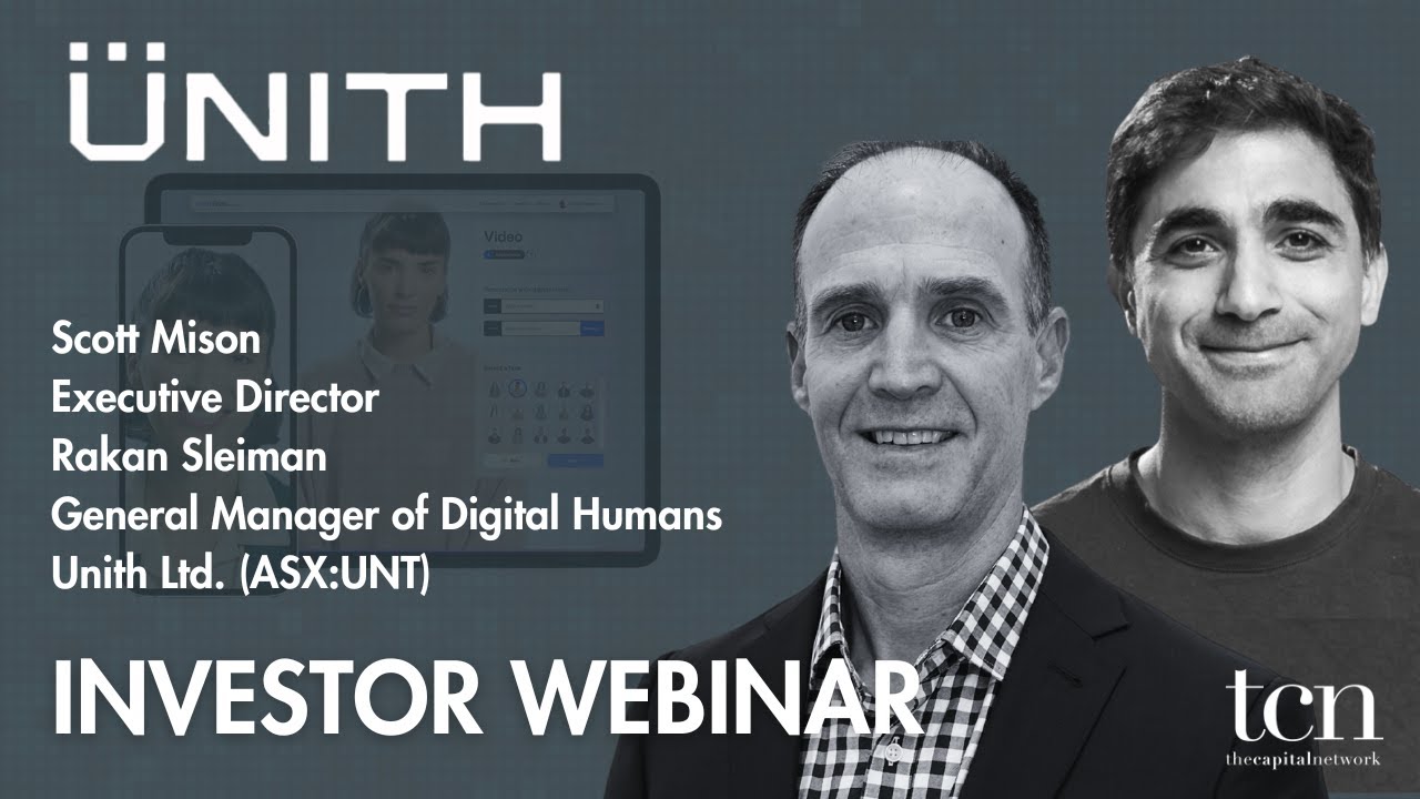 UNITH Ltd. (ASX:UNT) Investor Webinar