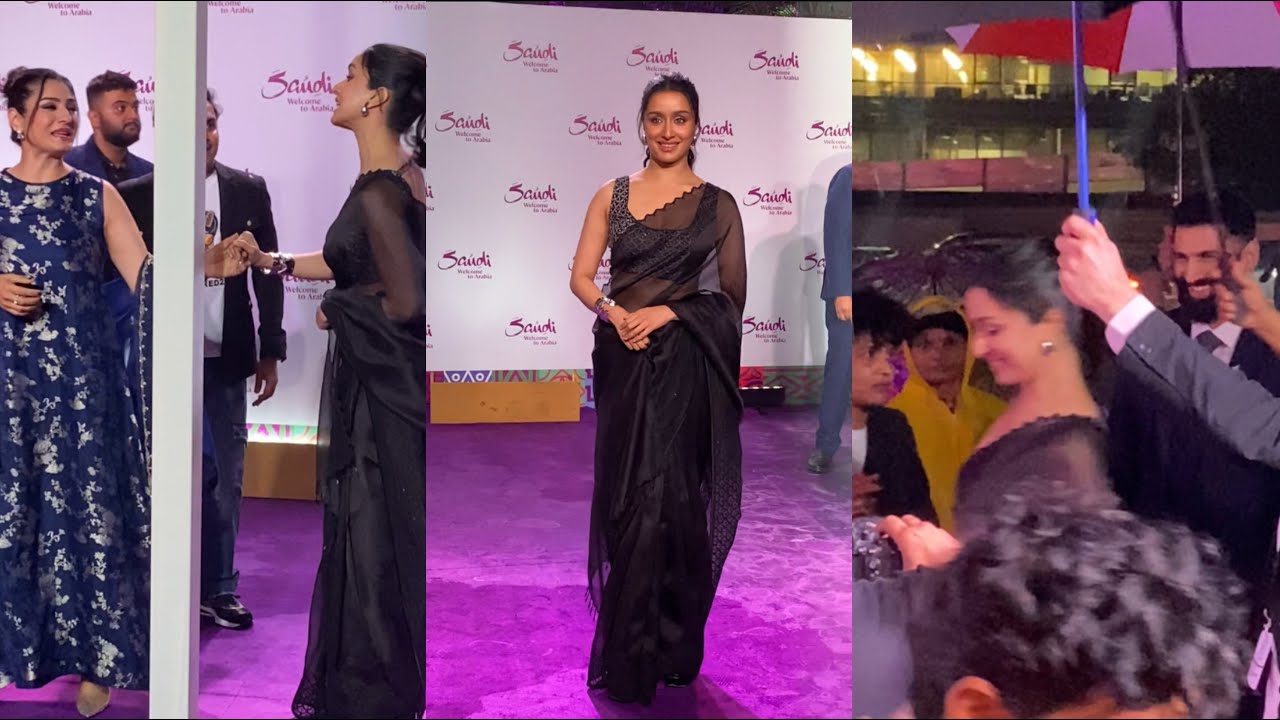 when Shraddha Kapoor Meet Aditya Roy Kapoor Raveena Tandon At Event In Mumbai Today