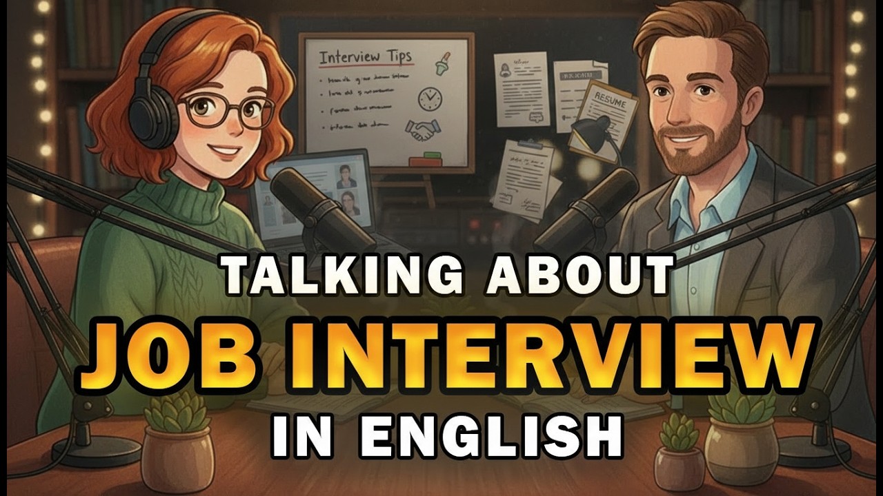 Talking About Job Interview in English | Real Conversation Practice (A2-B1)