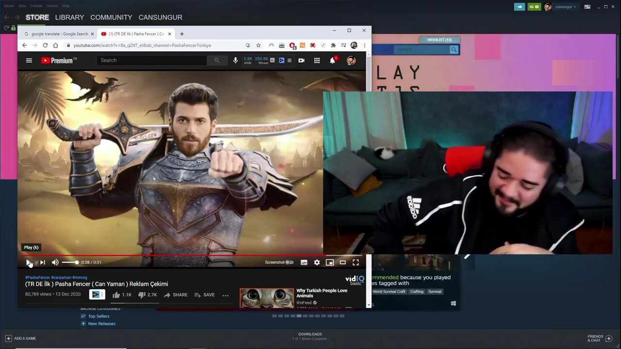 Can Sungur - Pasha Fencer Reklamı :D