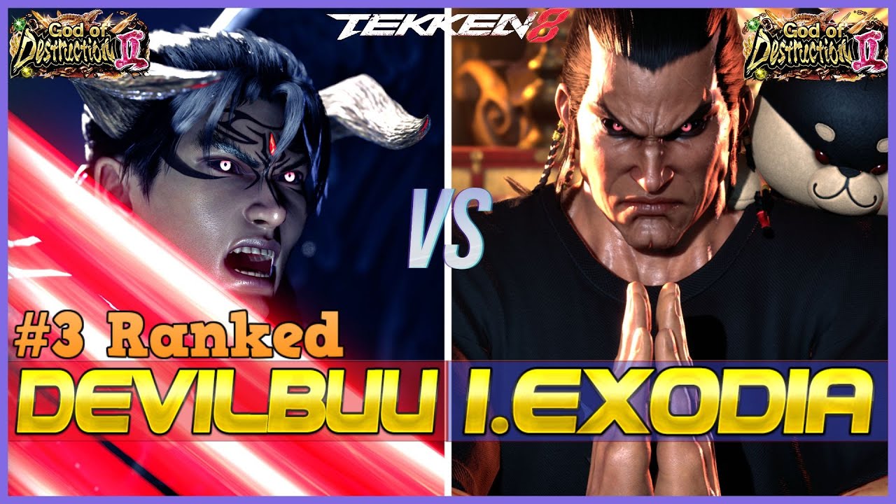 T8 ▰ DEVILBUU (#3 Ranked Devil Jin) Vs INFINITY EXODIA (Feng) ▰ Tekken 8 High Level Gameplay