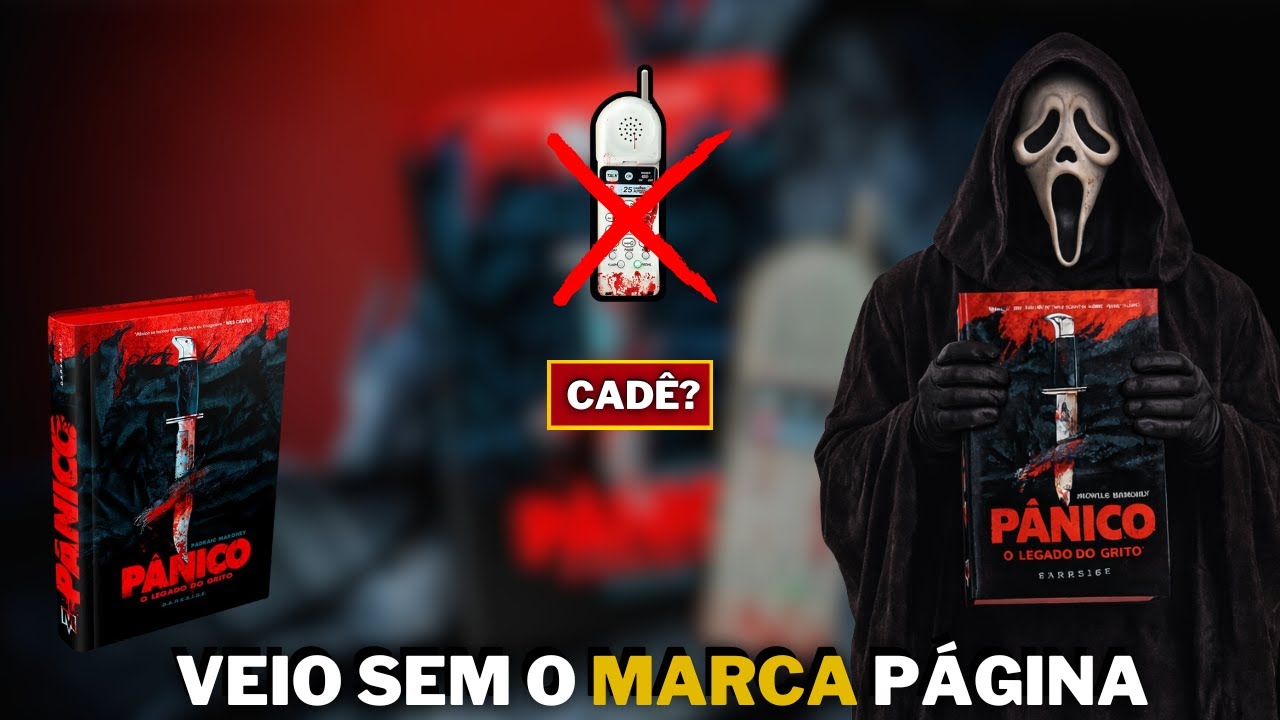 Comprei o Livro do Pânico o legado do GRITO (UNBOXING)