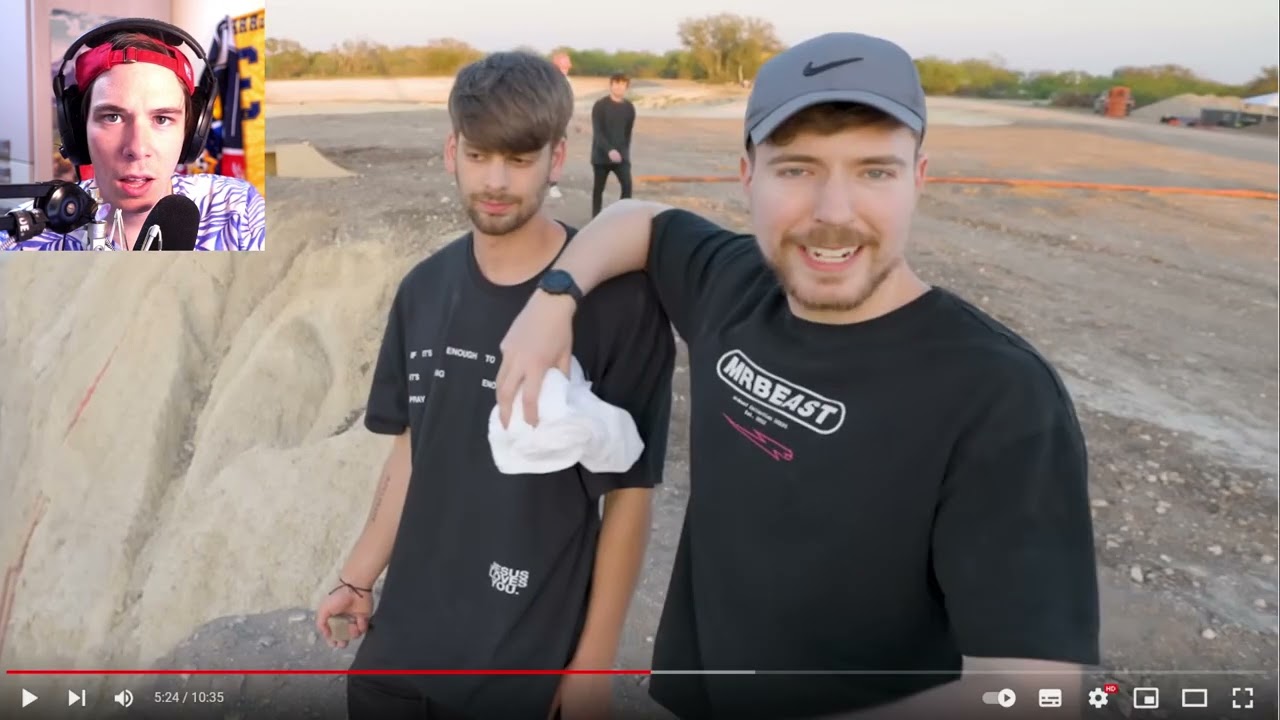 Folagor Reacciona Tren vs Fosa Gigante | MrBeast