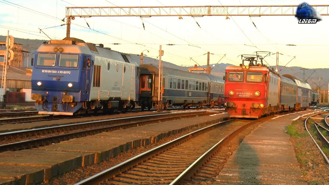 Trenurile Dimineții în Gara Beclean pe Someș/Morning Trains in Beclean pe Someș Station 17 June 2021