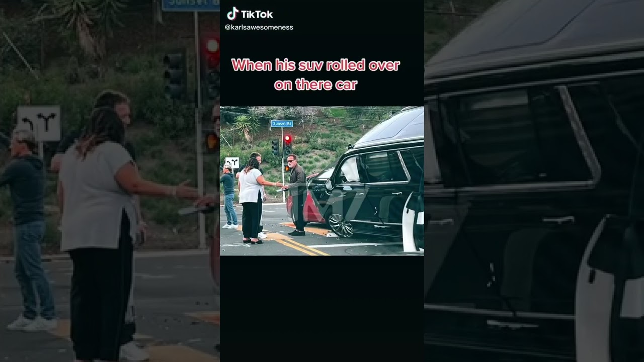 ARNOLD SCHWARZENEGGER INVOLVED IN CAR CRASH