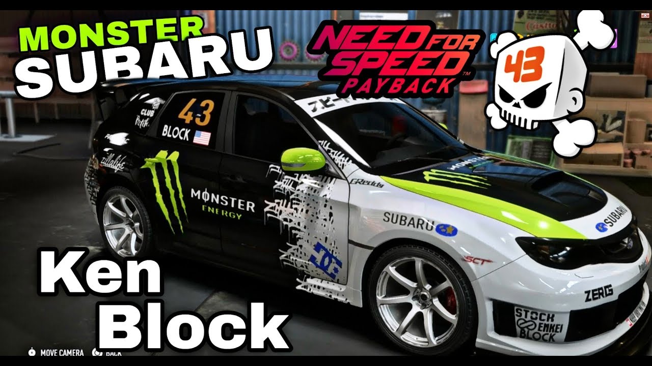 Monster Subaru Impreza Ken Block / How to build in NFS Payback