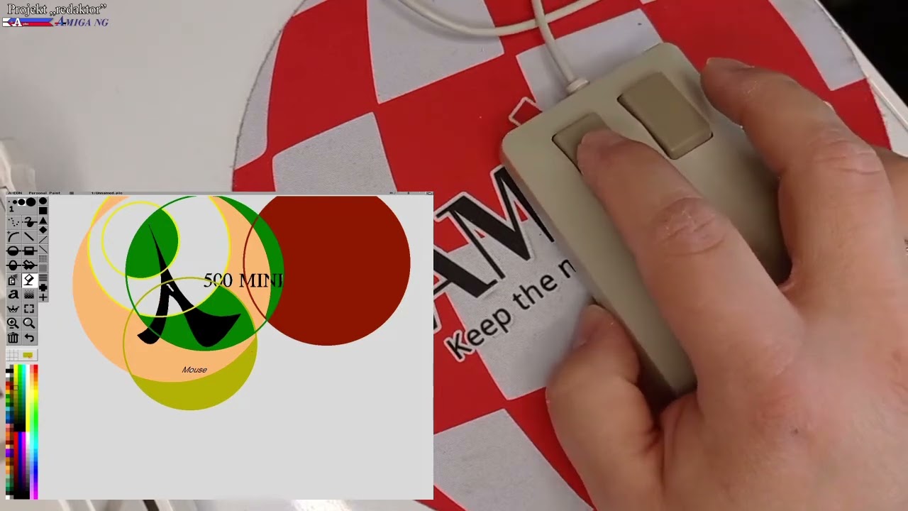 The A500Mini Mouse #TheA500Mini #TheMouse #Amiga #RetroGames #retrogaming