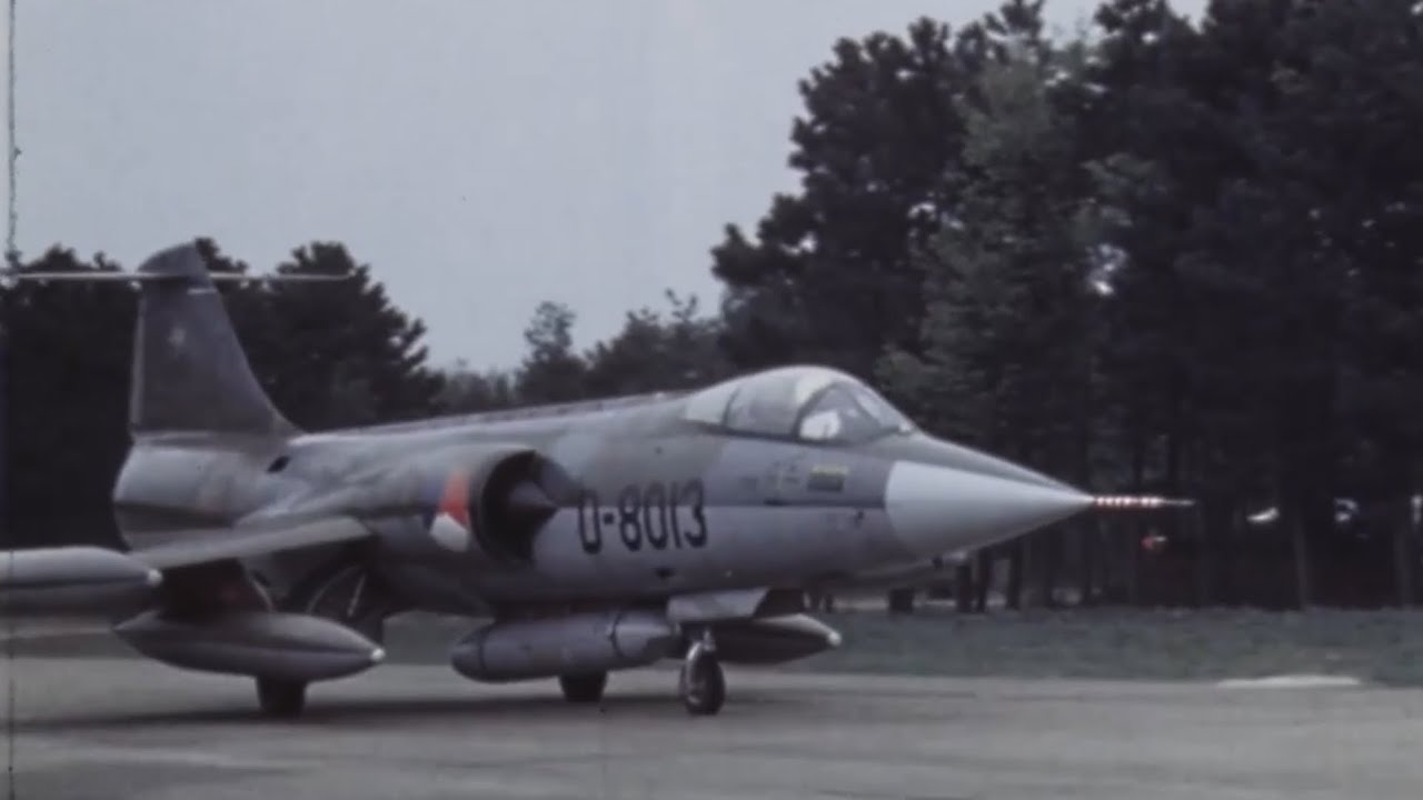 Dutch F-104 “Starfighter” with Orpheus Aerial Reconnaissance System (1975)