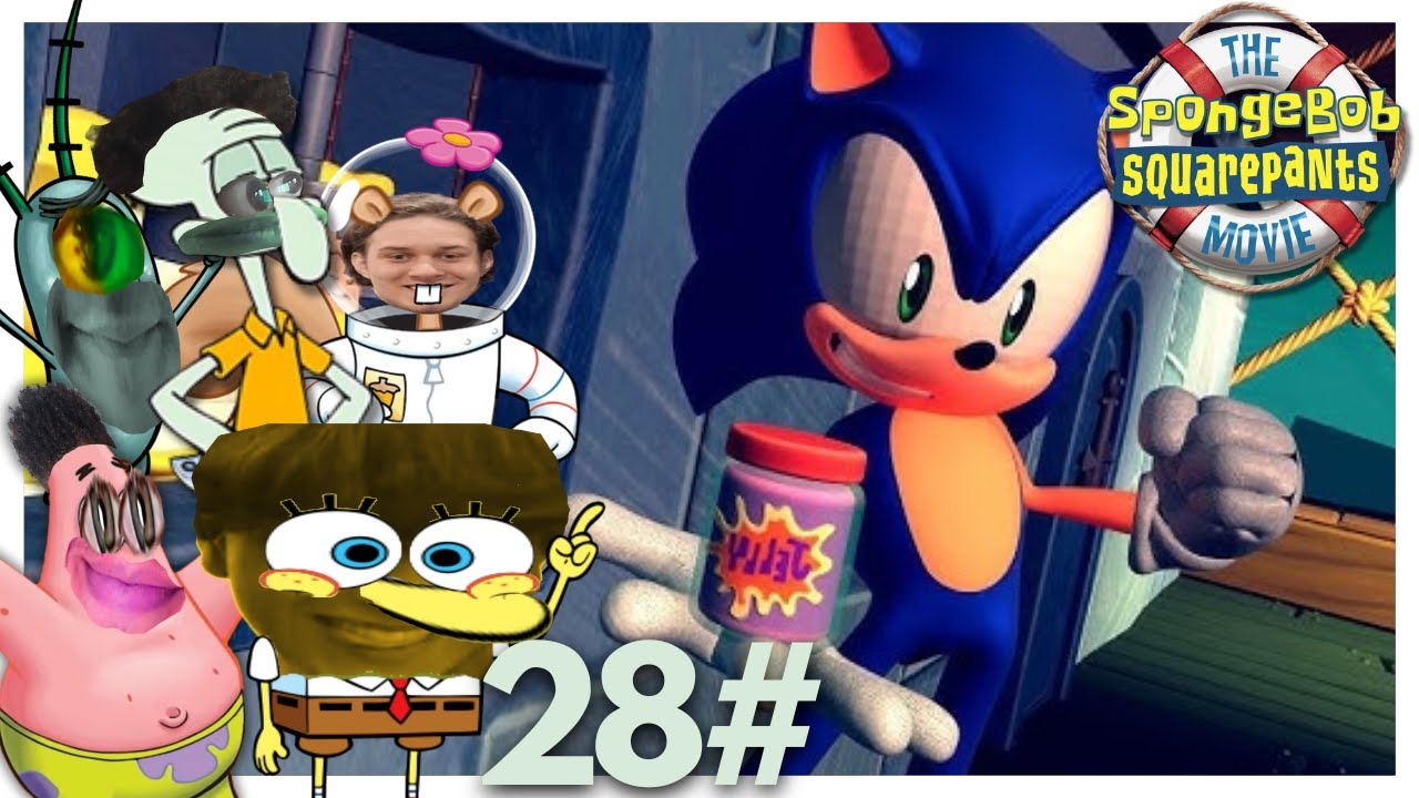 bob não gosta da rodela quadrada do sonic - SpongeBob SquarePants The Movie #28