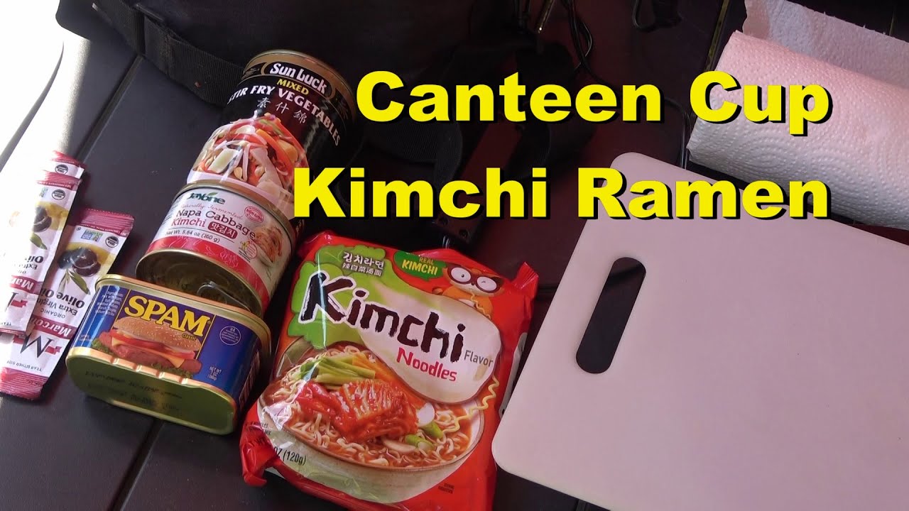 Canteen Cup Tuesday: Kimchi Ramen with SPAM #spamtember