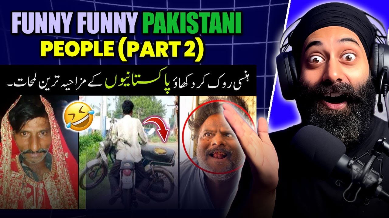 Indian Reaction on  Most Funny Moments Of Pakistani People 😂 (Part 2)