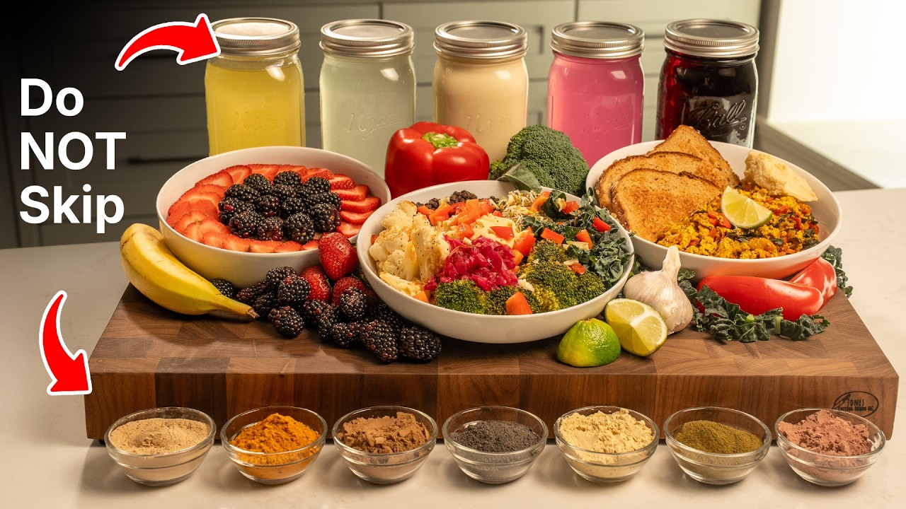 I Designed the Perfect Longevity Diet (Vegan + High Protein)