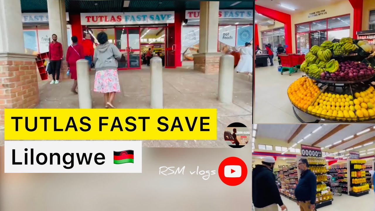 Tutlas Fast Save | Lilongwe Malawi 🇲🇼 | Super Market | Shopping | RSM VLOGS #africa #shopping #vlog
