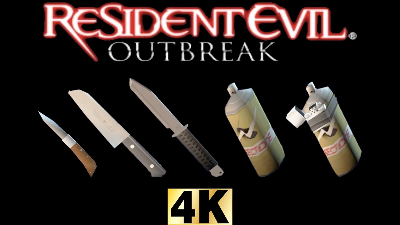 Resident Evil Outbreak | Ultimate Weapon Showcase (4K) - Part 1