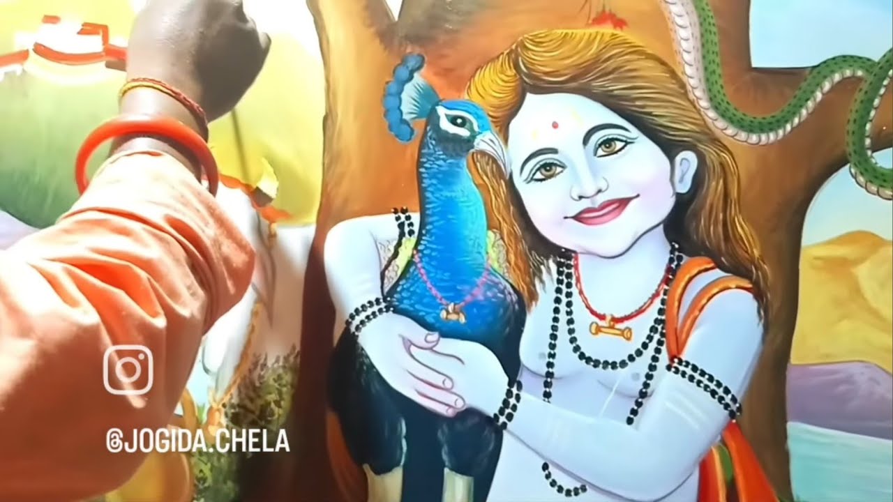 |Bhagat jyoti perkash ji || baba balak nath g di|| painting bnande hoye|| gurdaspur wale bhagat🙏🤩⚘️🚩