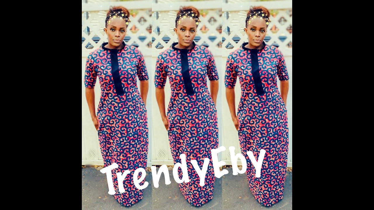 How to make long shirt dress with placket