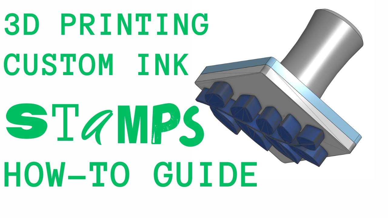 3D Printing Custom Ink Stamps - How to Guide - EASY - 2024