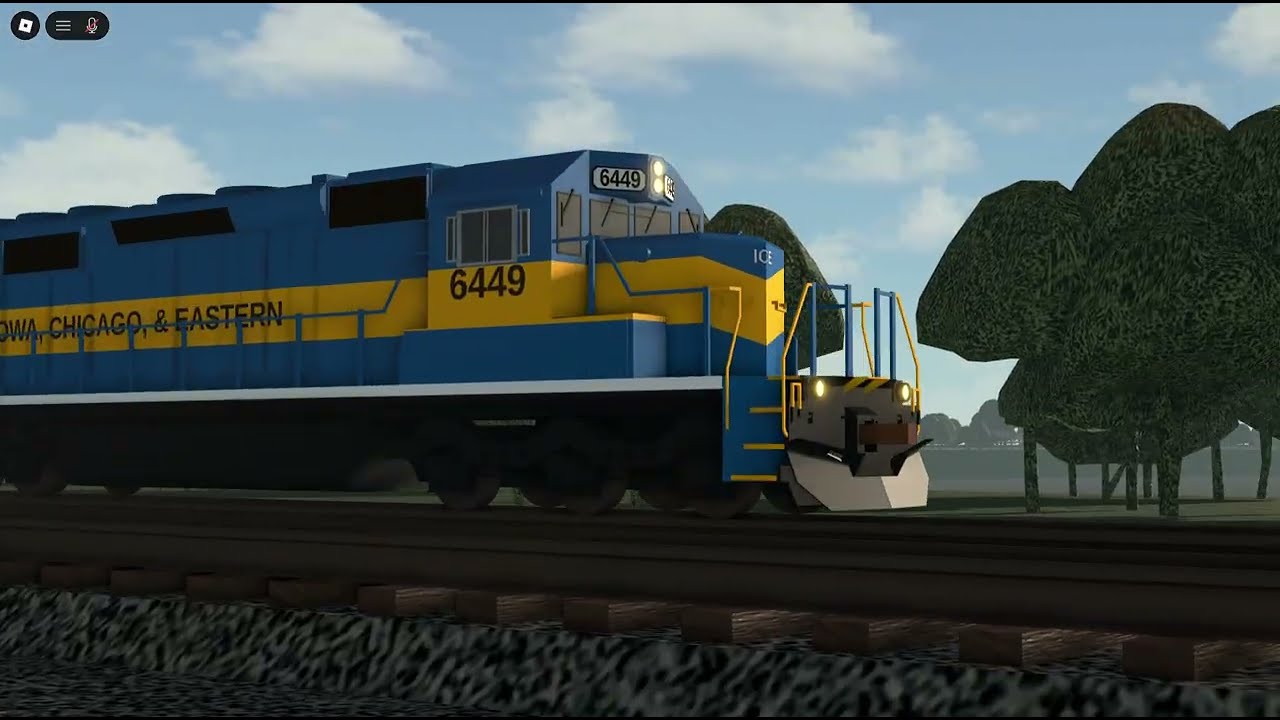 CSX M654-02 heads to Krazy City with a mix of engines in Roblox Southline District