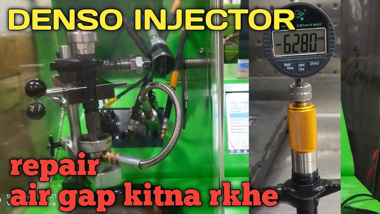 DENSO INJECTOR air gap setting ! DENSO INJECTOR REPAIR ! DENSO  INJECTOR SHIM  SETTINGS