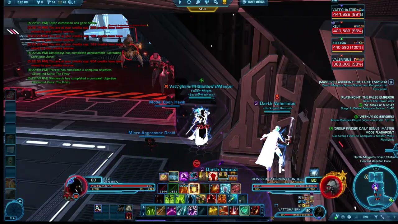 Swtor 7.8 - The False Emperor - Master Mode Flashpoint