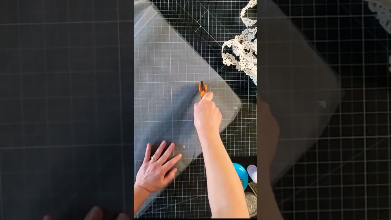 DIY Waterfall Mantilla Lace Edge Veil - in 4 easy steps