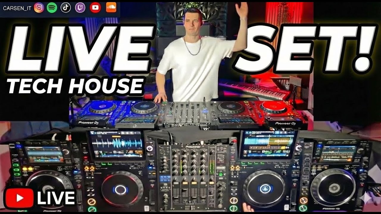 🔴 LIVE DJ SET: Tech House 2026 | CARSEN 🎧