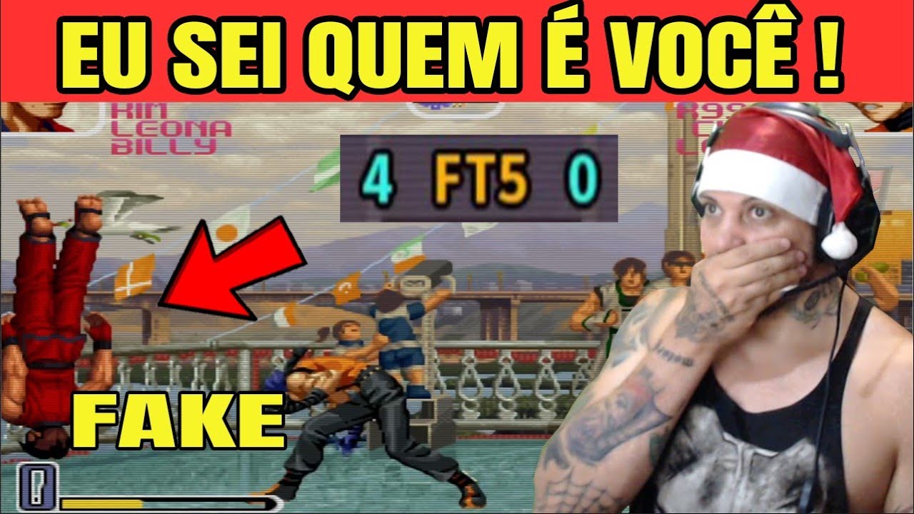 ►KOF 2002 NORMAL (TRY HARD)►ENTROU COM UMA CONTA FAKE MAS EU SEI QUEM É VOCÊ LUTA TENSA