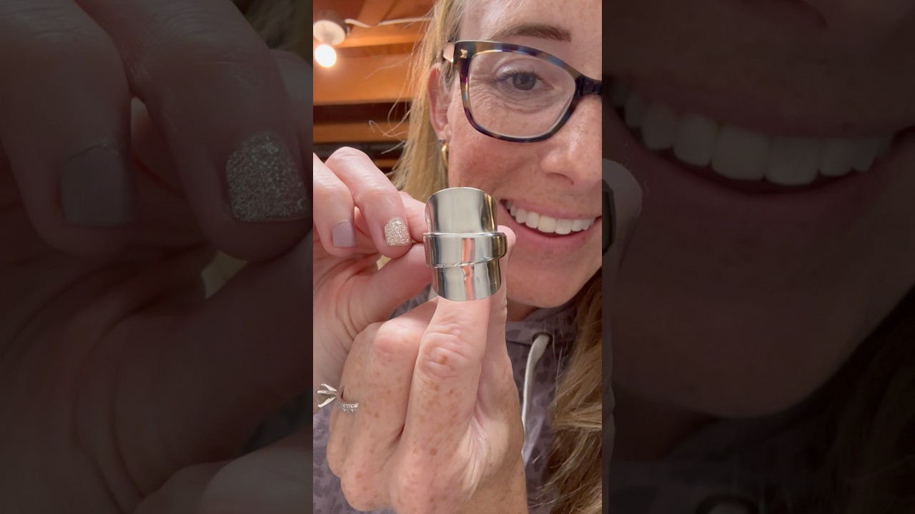 Making a spoon ring! #spoonring #saddlering #upcycle #jewelry #silverware #vintage #diy