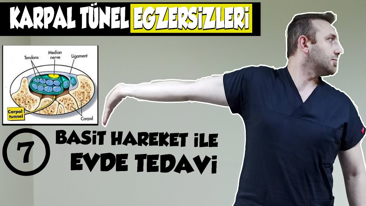KARPAL TÜNEL SENDROMU Egzersizleri | El ve Parmak Uyuşmasına Ameliyatsız Kesin Çözüm (Fizyoterapist)