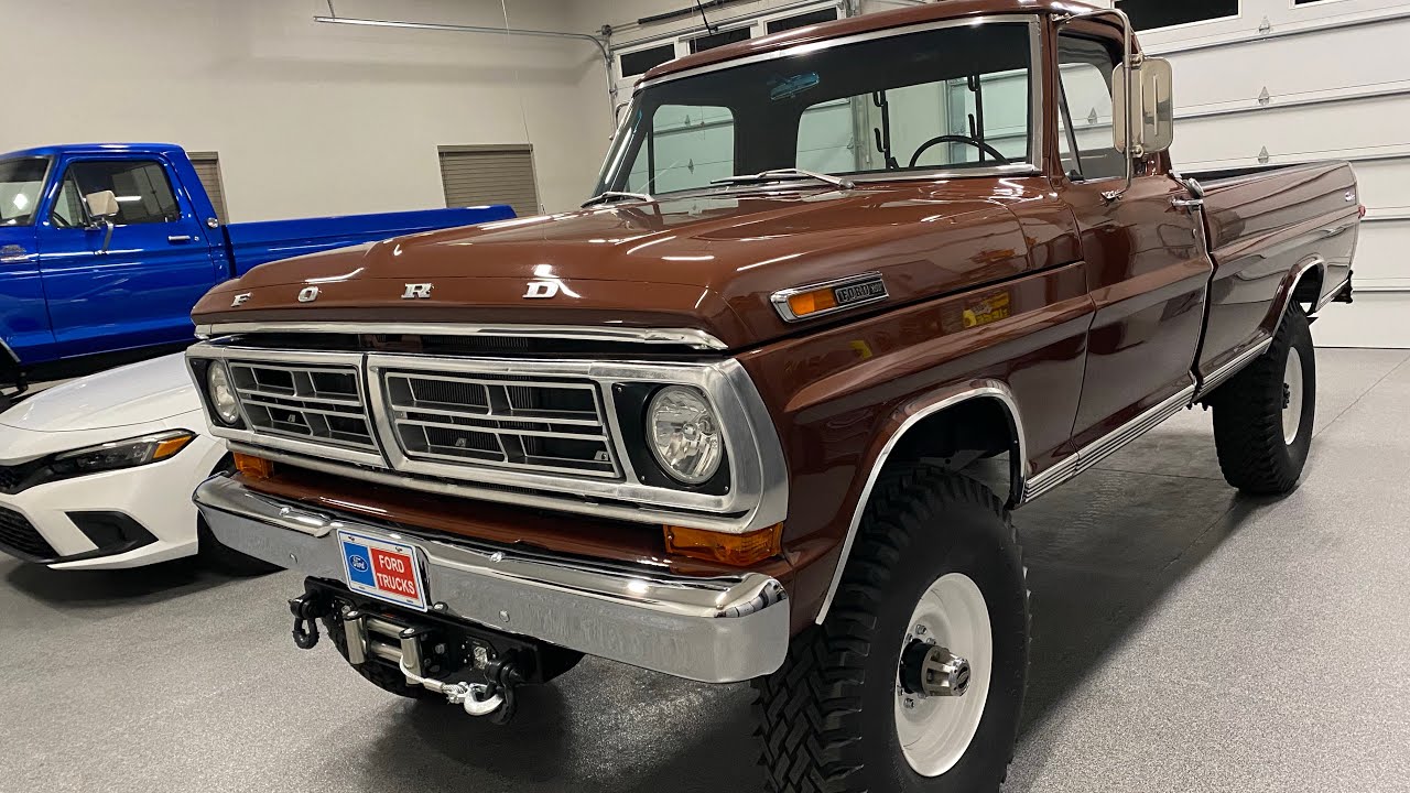 Frame off Restored  1971 Ford F250 4x4 (Real Deal F26 High Boy)