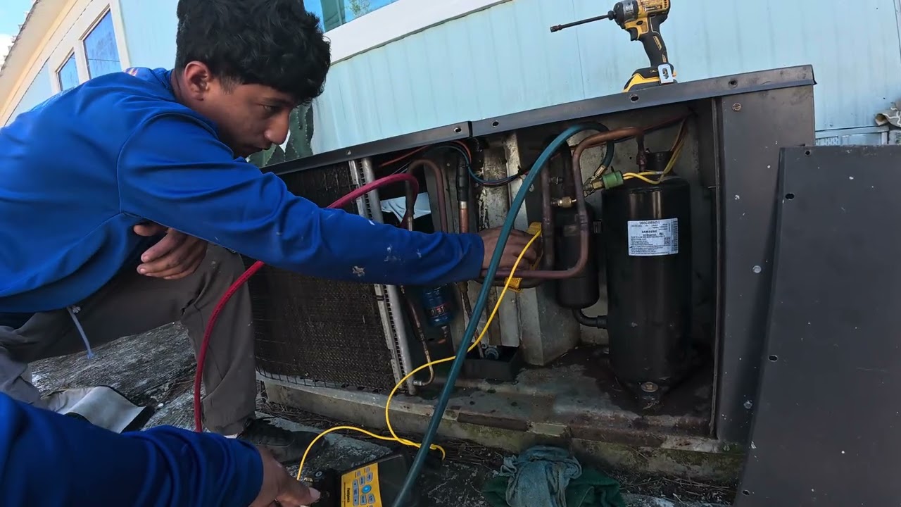 Instalación de evaporador nuevo 