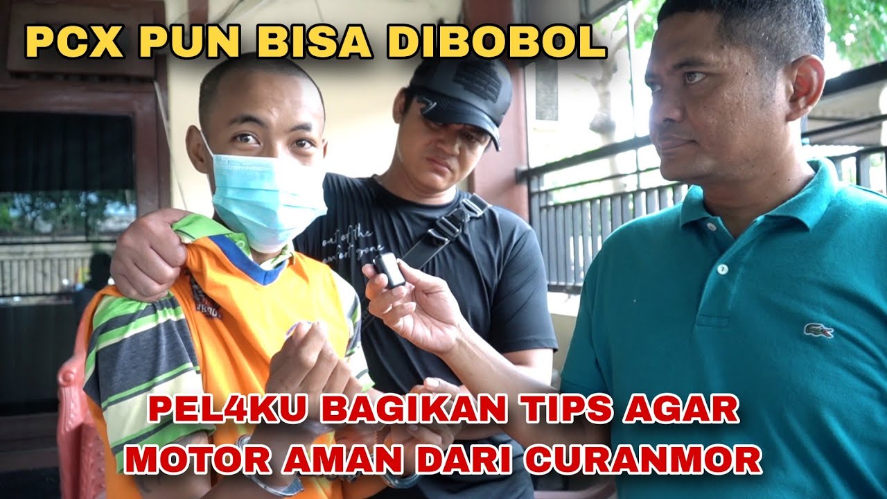 PCX pun Bisa dibobol..!! Pel4ku Bagikan Tips Agar motor aman dari Cur4nmor di Surabaya