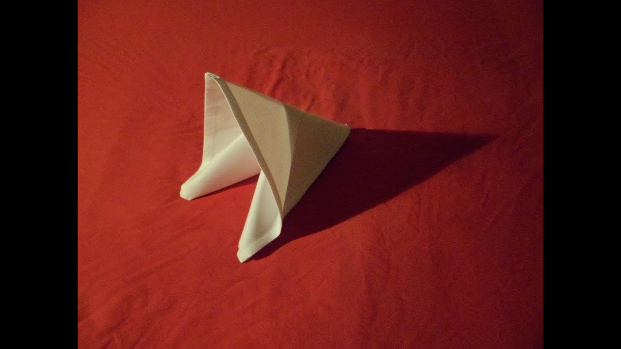 How To Fold Napkins - Slide Fold (Napkin Folding)