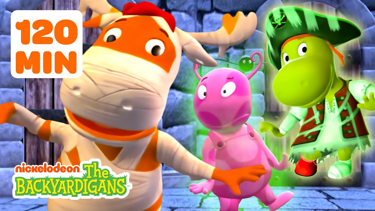 Backyardigans Spooky Monster Adventures! w/ Tyrone & Uniqua | 2 Hour Compilation | The Backyardigans