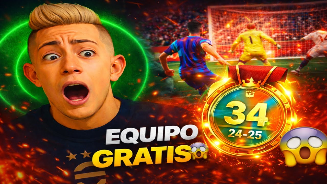 😰🔥 CASI ME HUMILLA el TOP 34 con un EQUIPO GRATIS… | El PARTIDO MÁS LOCO del AÑO