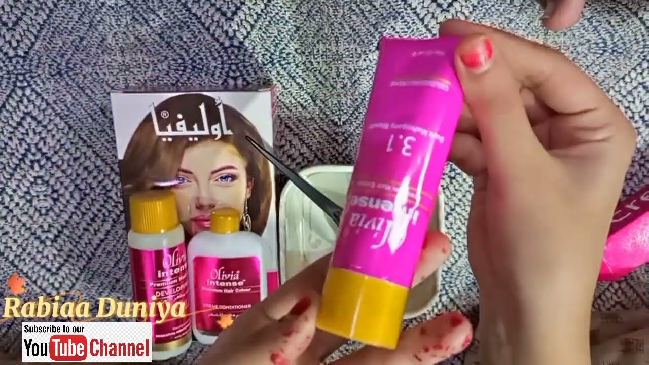 Olivia Intense Premium Hair Color 3.1 Dark 🌑 Mahogany Blonde Honest Reviews 😳#haircolor