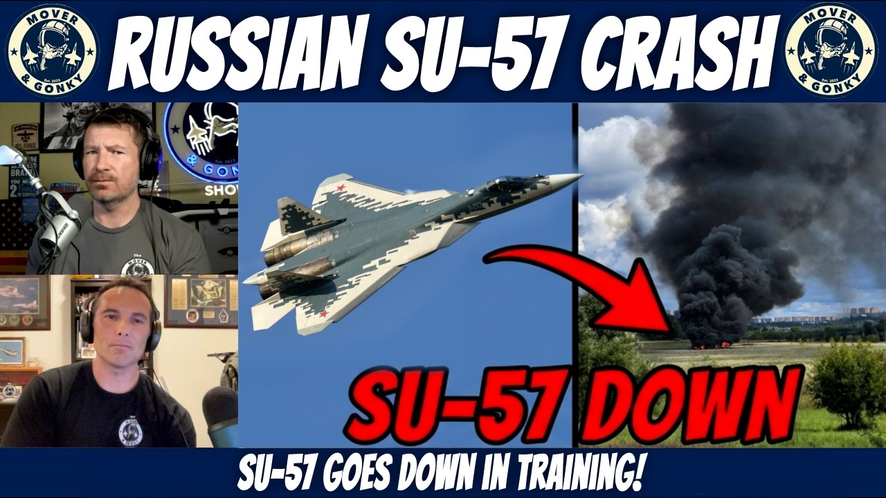 Su-57 Stealth Fighter Crash Near Moscow?