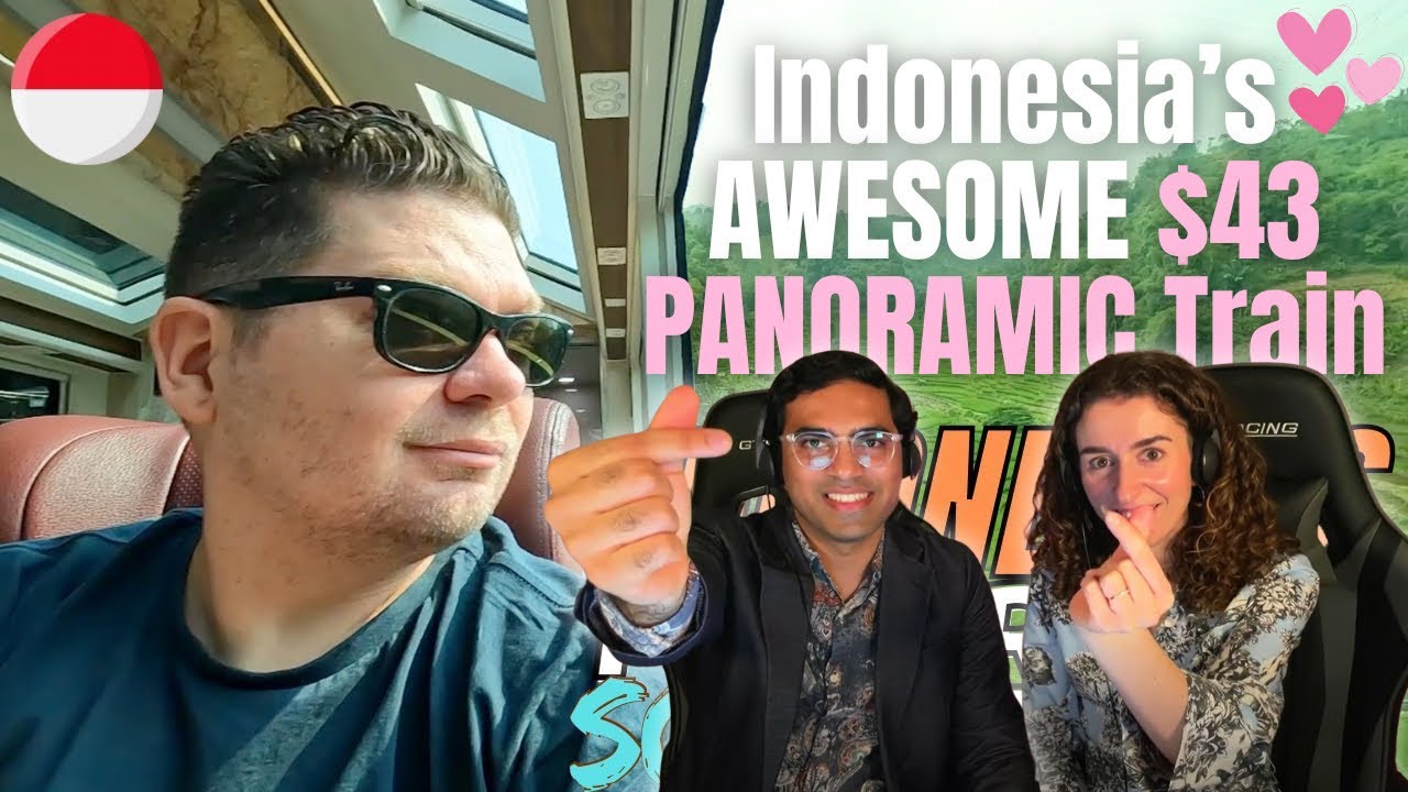 Reacting To Indonesia’s AWESOME $43 PANORAMIC Train - Jakarta to Bandung