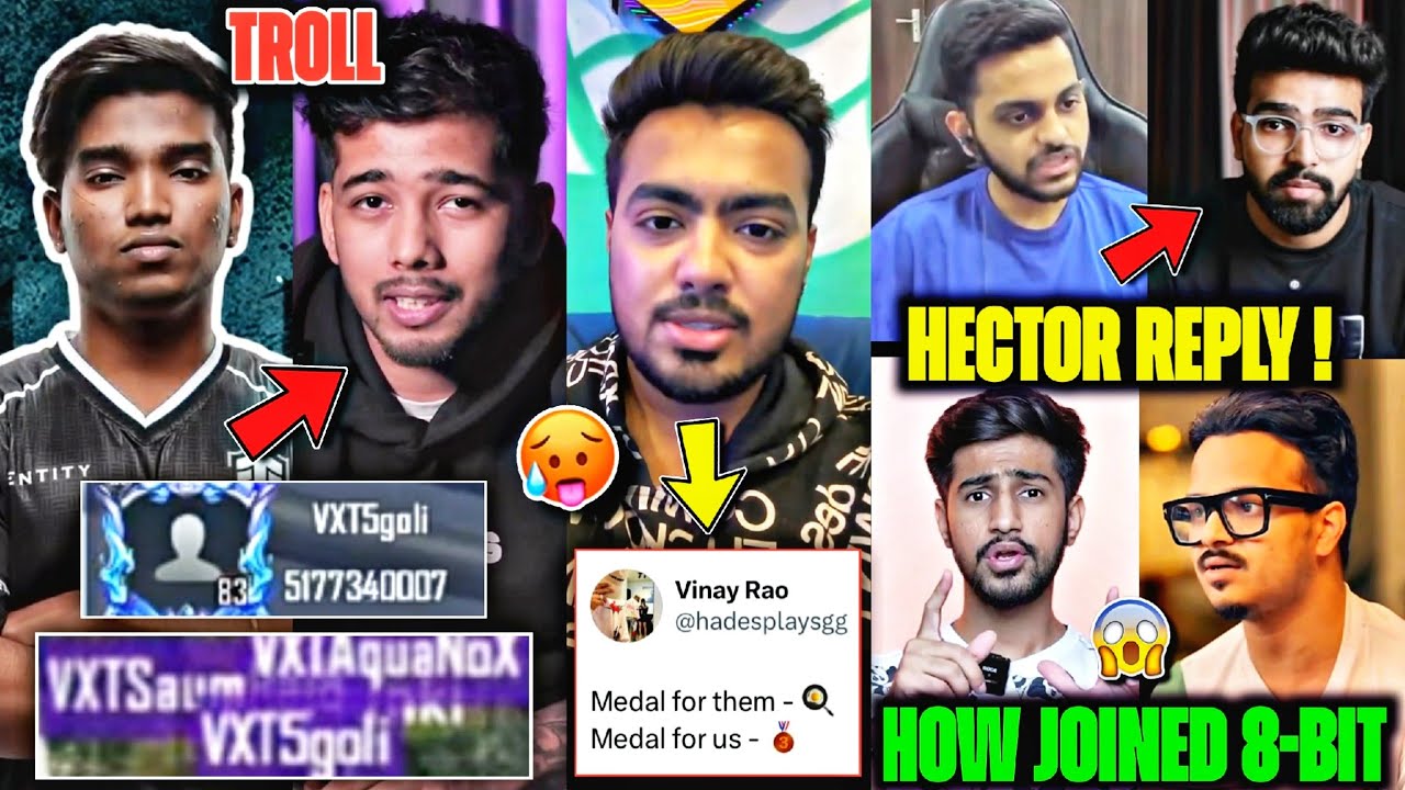 *VXT5Goli* Troll SCOUT🤯 Owais on Joining 8Bit🚨 Hades REPLY😱 Spower New ORG‼️Hector on Omega & SouL😳