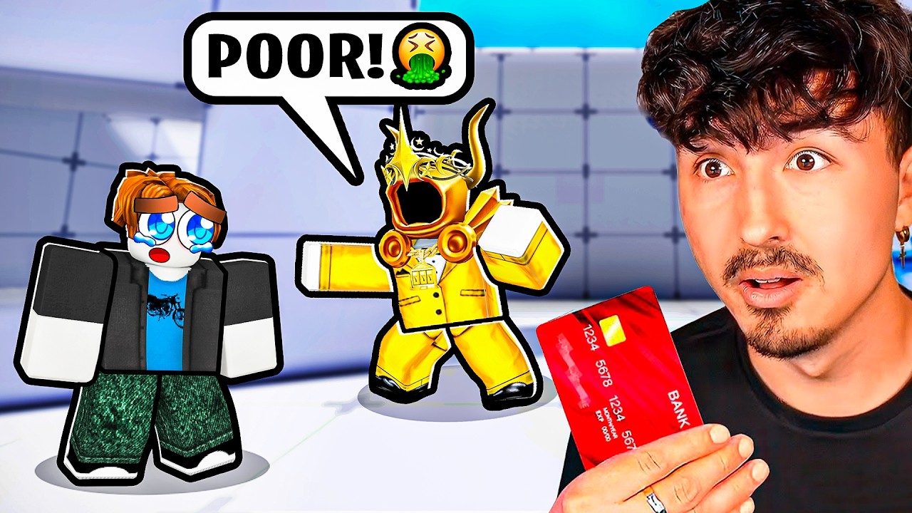 My Fan was Called POOR so i BOUGHT HIM EVERYTHING! (Roblox Rivals)