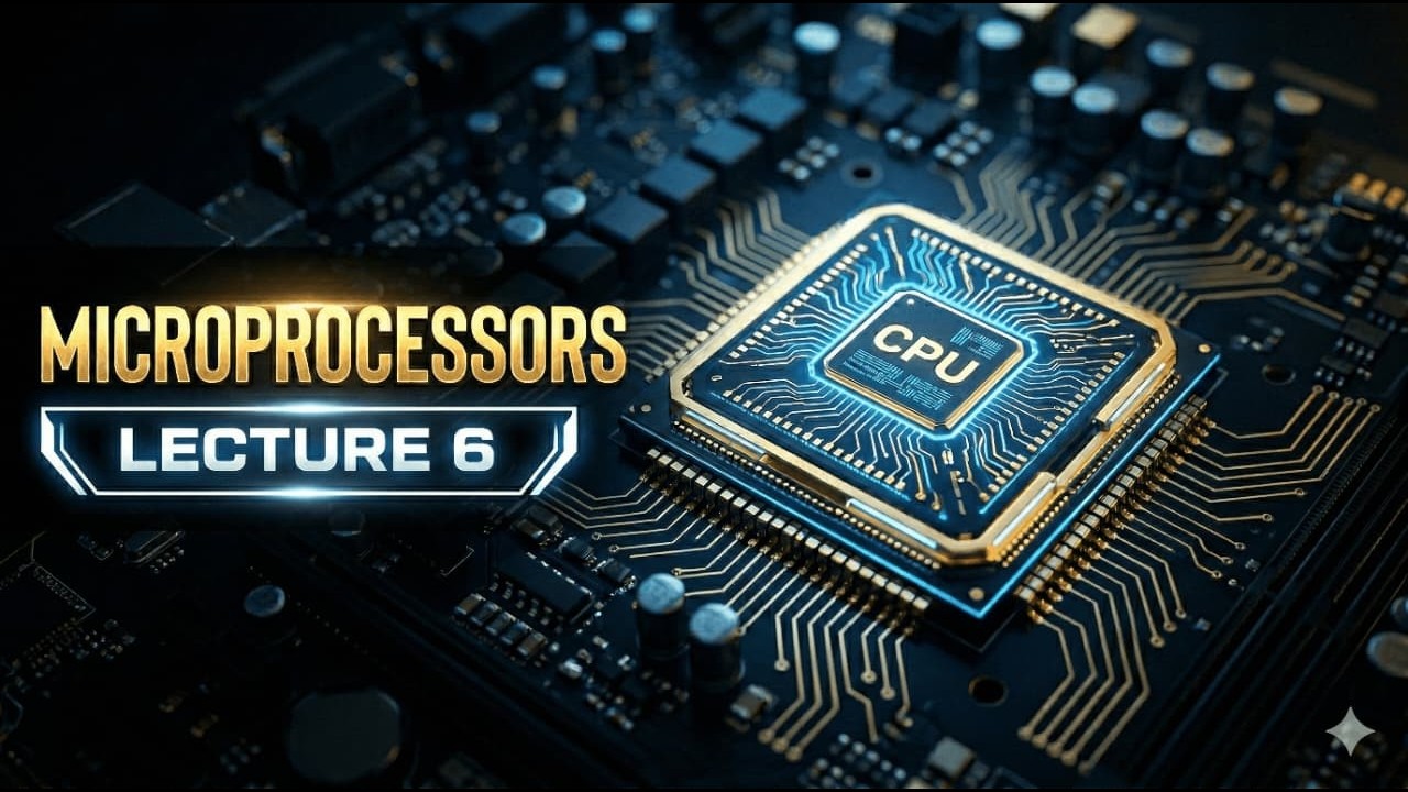 Lecture 6 Microprocessors