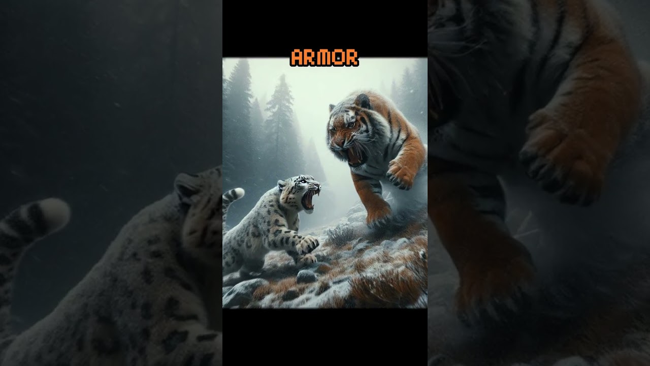 Snow Leopard vs Siberian Tiger! Battle of Stats!