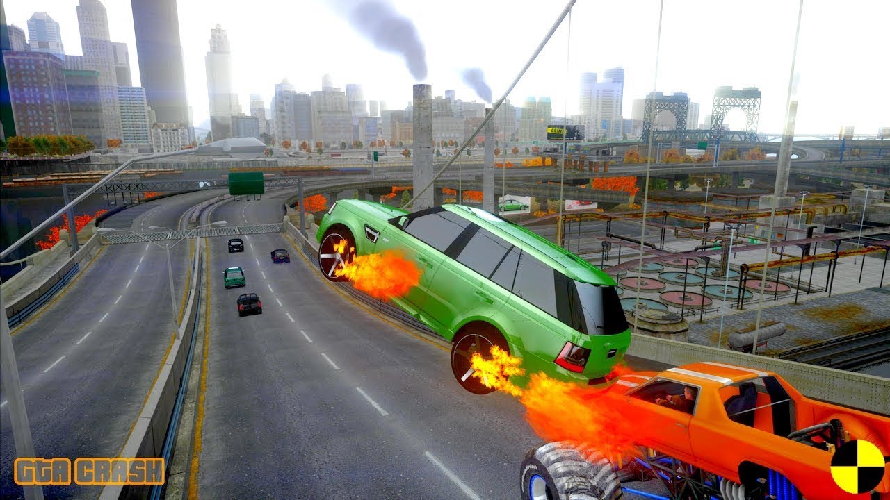GTA 4 CRASH TESTING REAL CAR 661